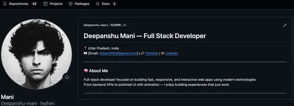 GitHub preview